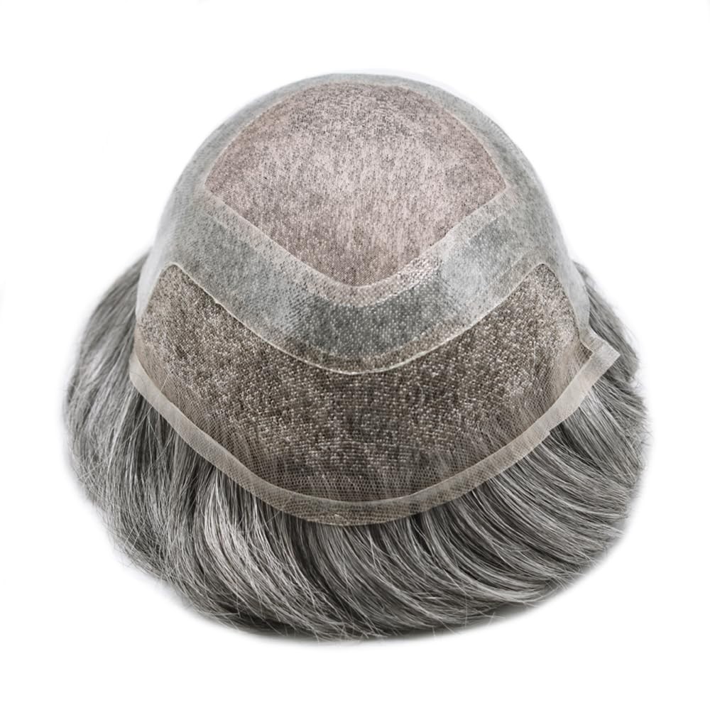 Swiss Lace Front Mens Toupee Durable Hair System for MenHairpieces Natura Hair