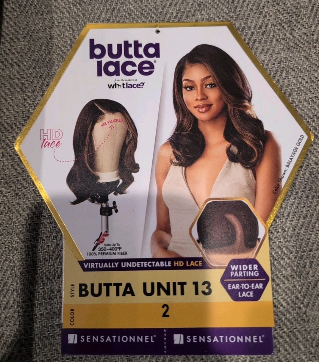Sensational Butta Lace Color 2 Unit 13 HD Lace Pre Plucked New Open Package