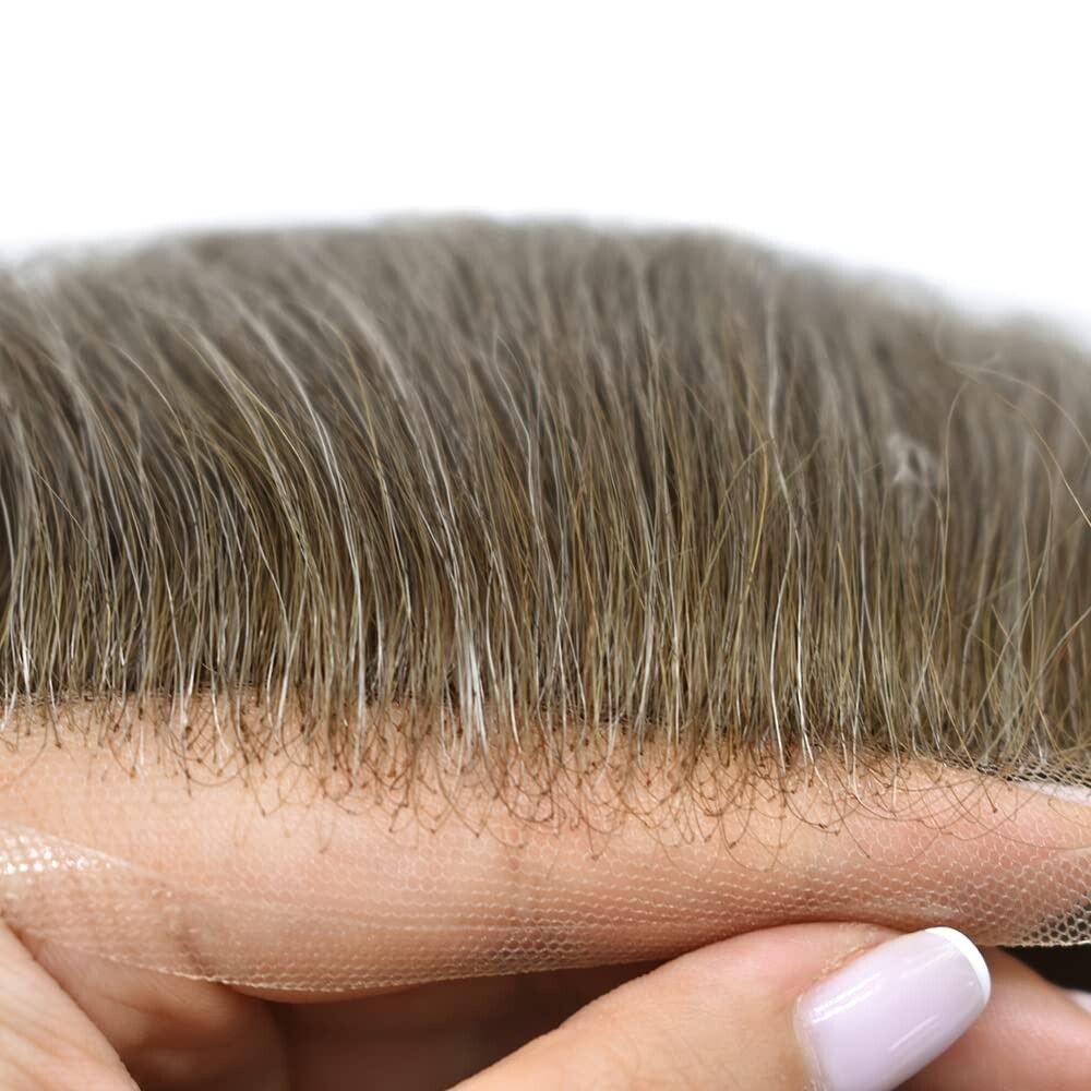 Toupee,Hair replacement,Hairpieces for men,Lace Front Fine Mono Poly Mens Wig US