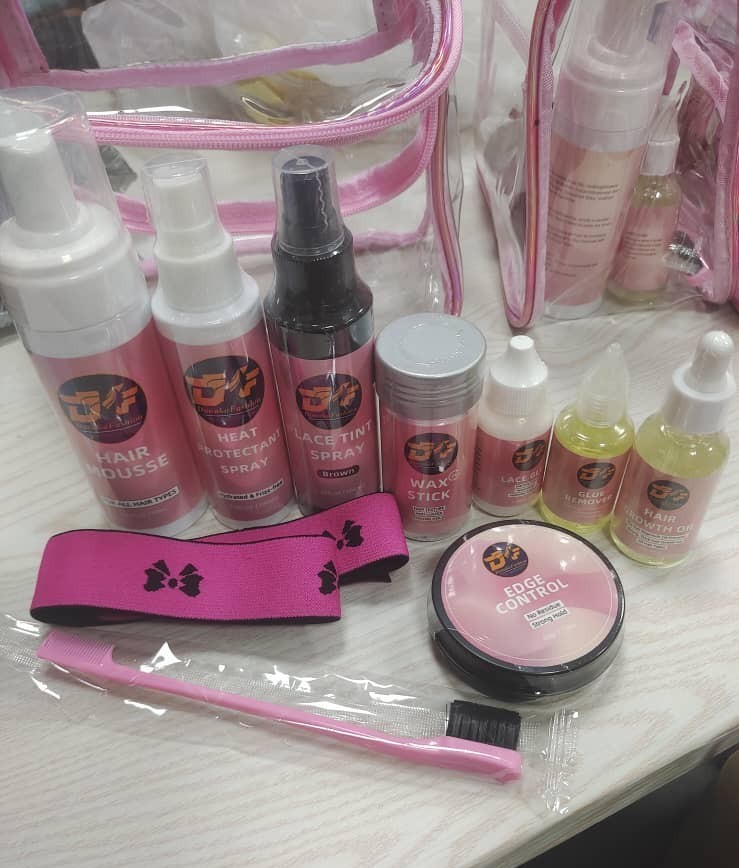 Double Take Wig & Extension Kit, 10 Attachments, Mousse, Heat Protectant, Oils