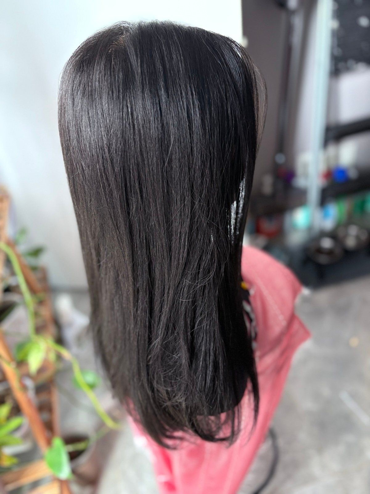 Premium Synthetic full lace wig Handtied cap with silicone grip New low density