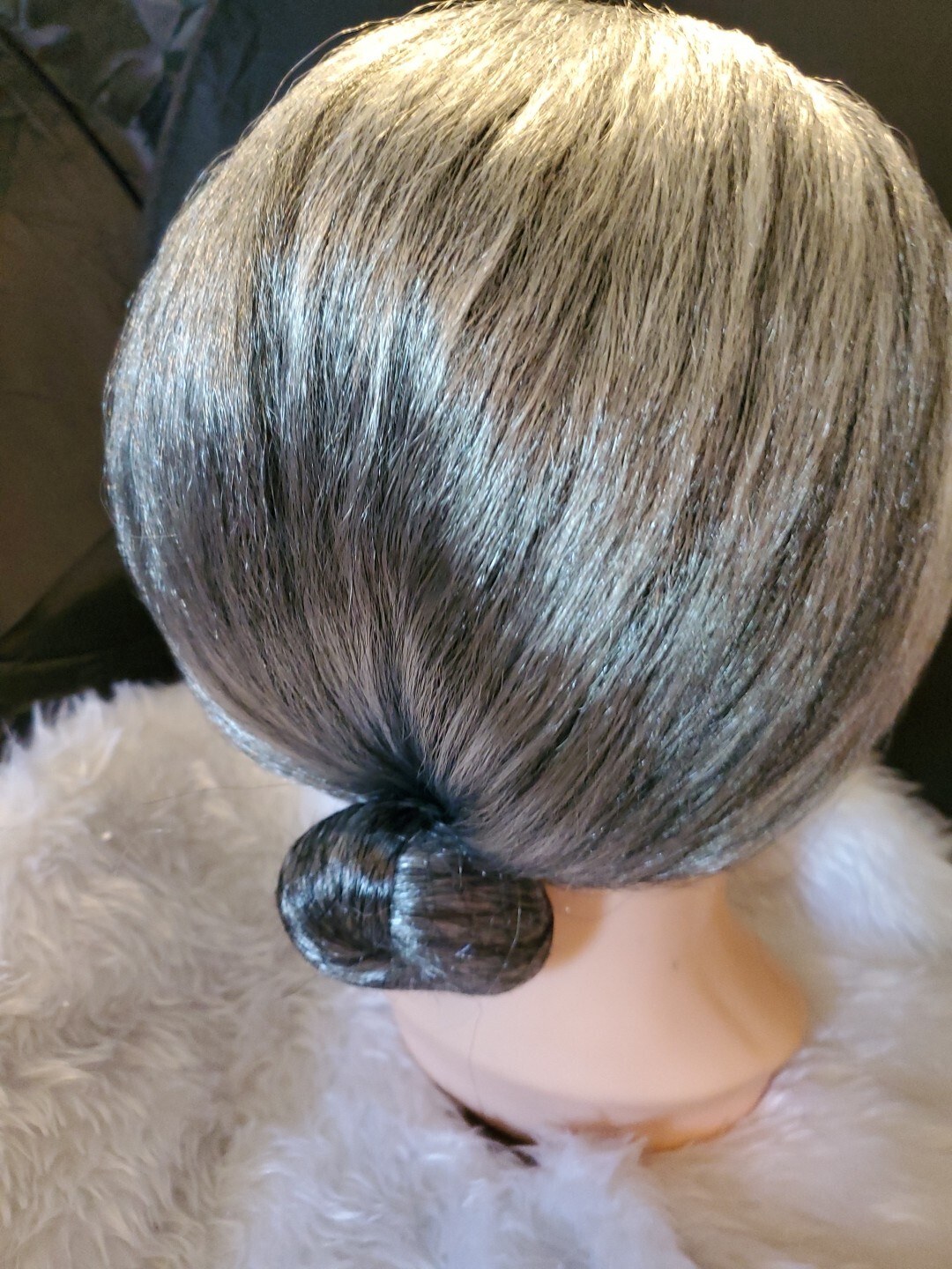 Salt And Pepper Ladies Wig, Daily Wear Or Dress Up Play. Feels So Soft Like Real