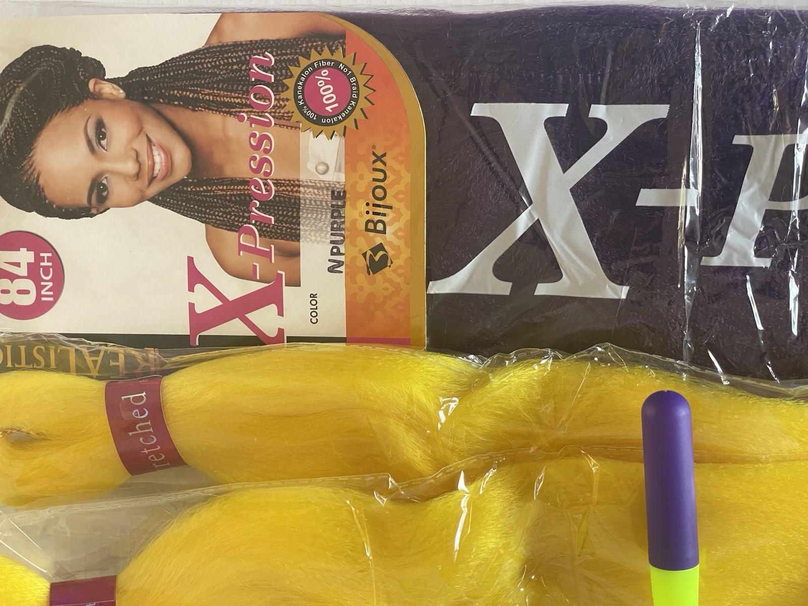 synthetic braiding hair 11 Different Colors In Good Condition!!