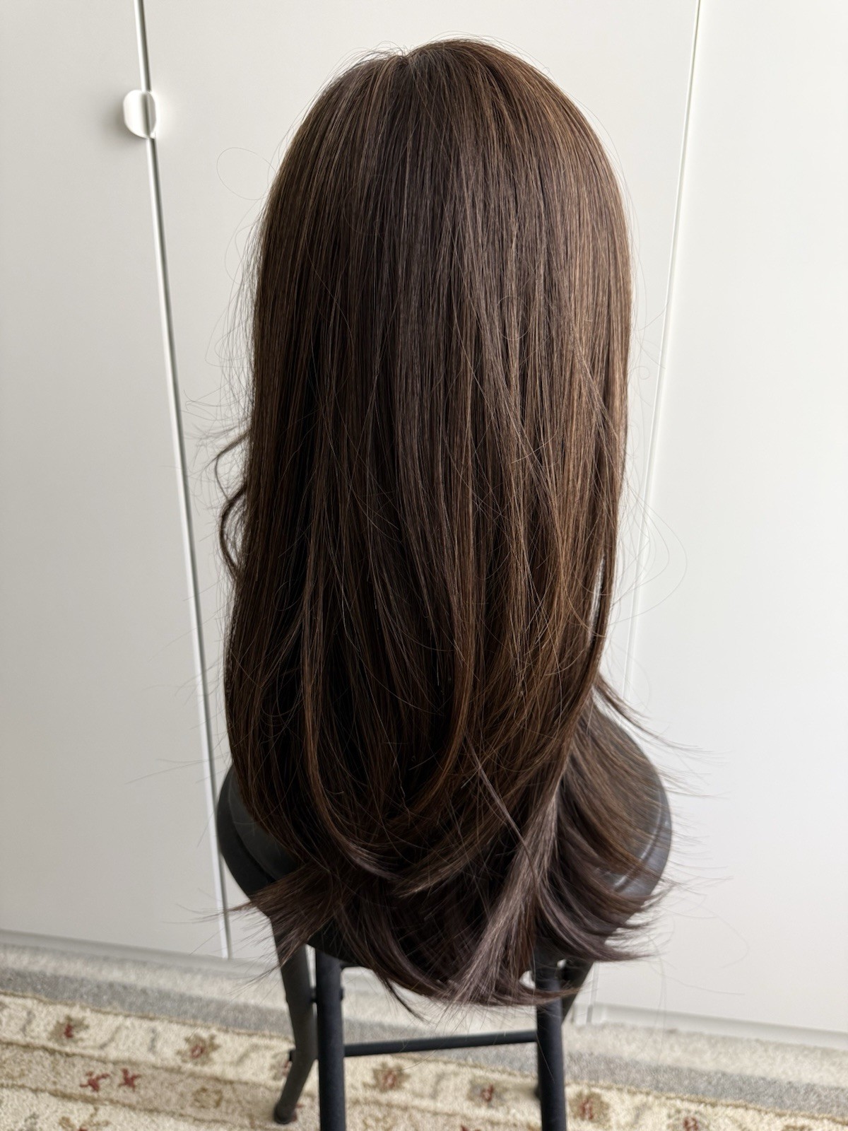 Glamvigor Hybrillia™ Blend Wig Brown Blended with Medium Golden Wig GLP023