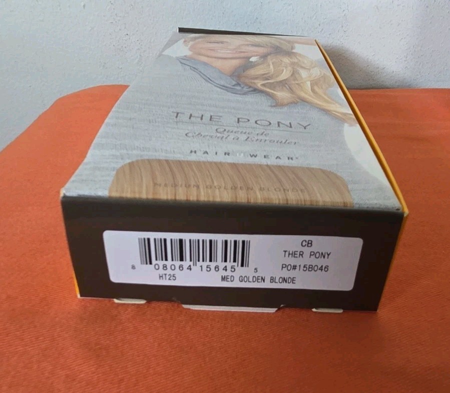 Hair2wear Christie Collection THE PONY Medium Golden Blonde Pony Tail
