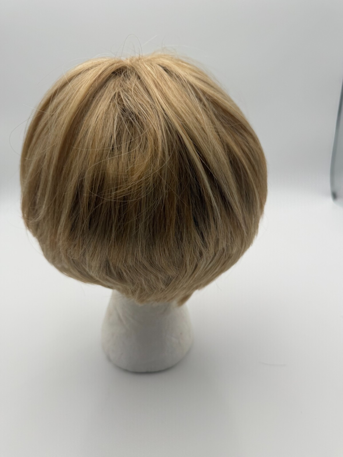 Short Blonde Bob Wig With Bangs