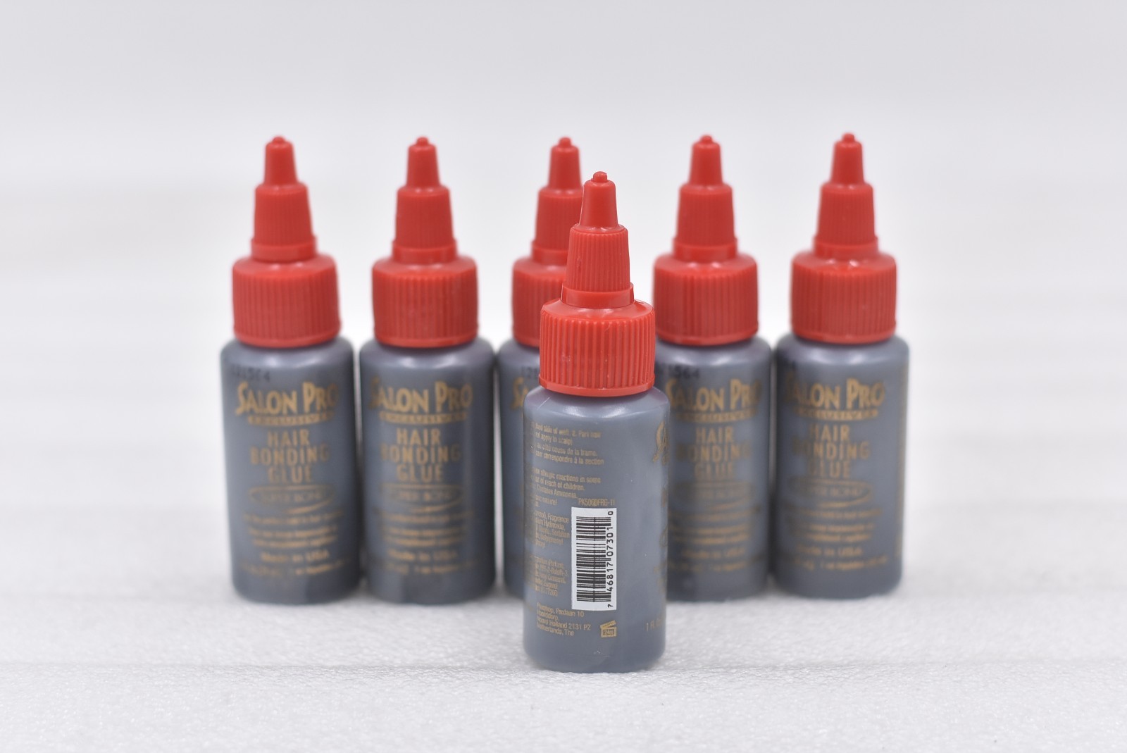 Lot of 6 Salon Pro Exclusive Hair Bonding Glue Super Bond – 1oz