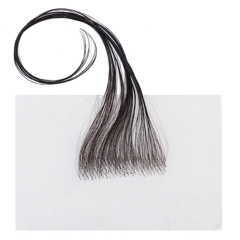 Swiss Lace Edges Baby Hair Stripes Pieces 100% Virgin Human Hair Extensions 2PCS