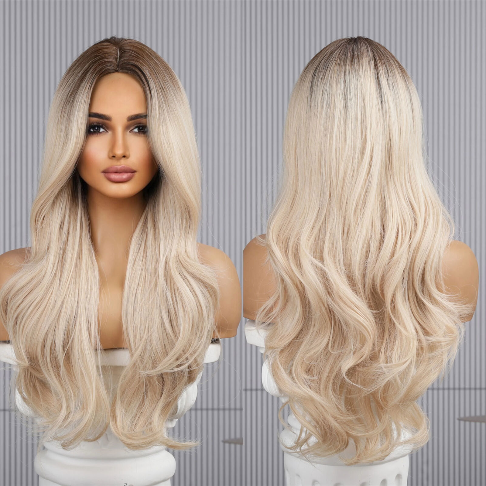 Long Body Wave Synthetic Hair Wigs for Women Fashion Cosplay Party Hair Wig