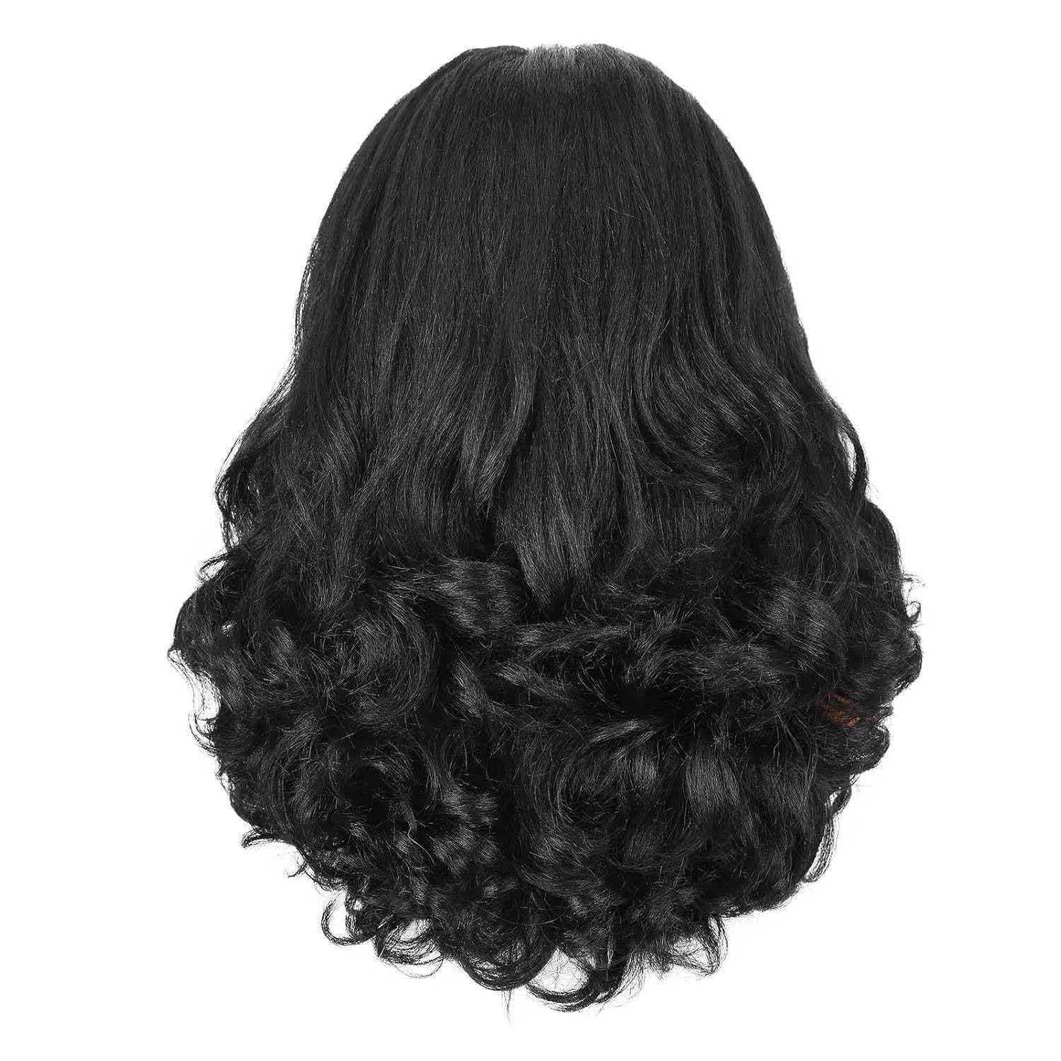 Afro Kinky Curly Wig for Women Black Full Heat Resistant Synthetic Cosplay Party