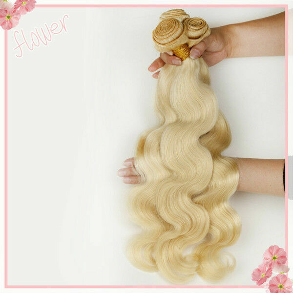 12A BLONDE 613# BRAZILIAN VIRGIN HUMAN HAIR BODY WAVE 3/4/5BUNDLES 300g,400g,500