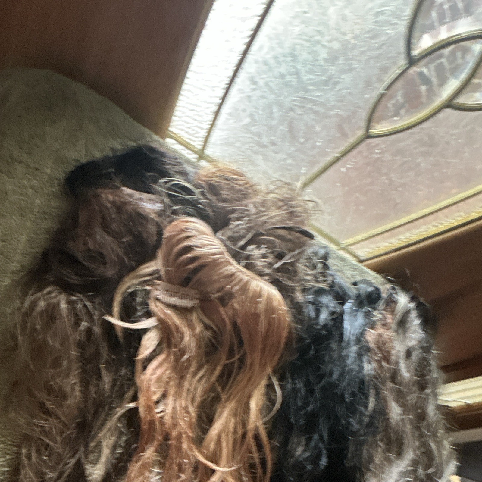 Clip-In Wavy Synthetic Hair Extension 21-30 in Mixed Brown & Golden Blond