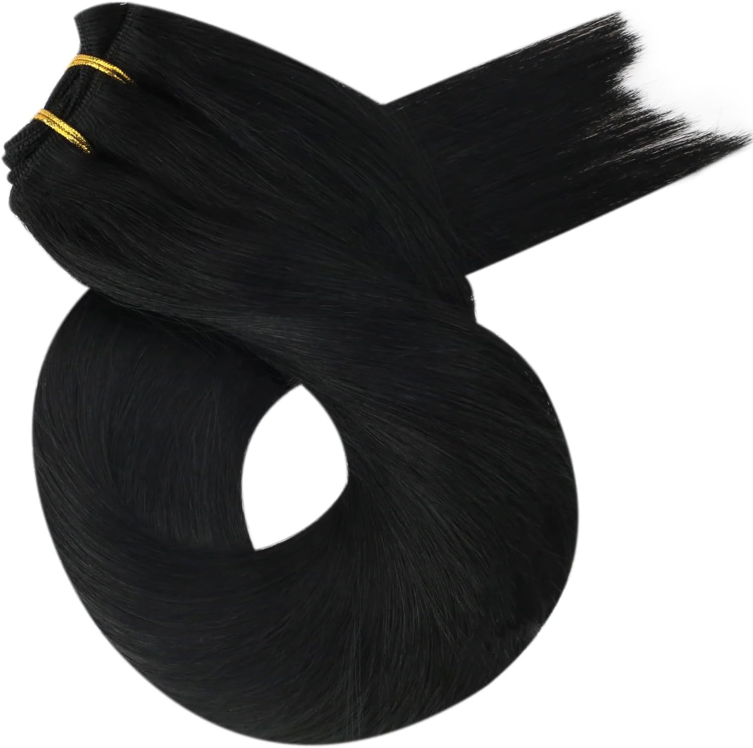 Sew In Premium Human Hair Extensions Bundles Thick Real Remy Weaves Double Weft