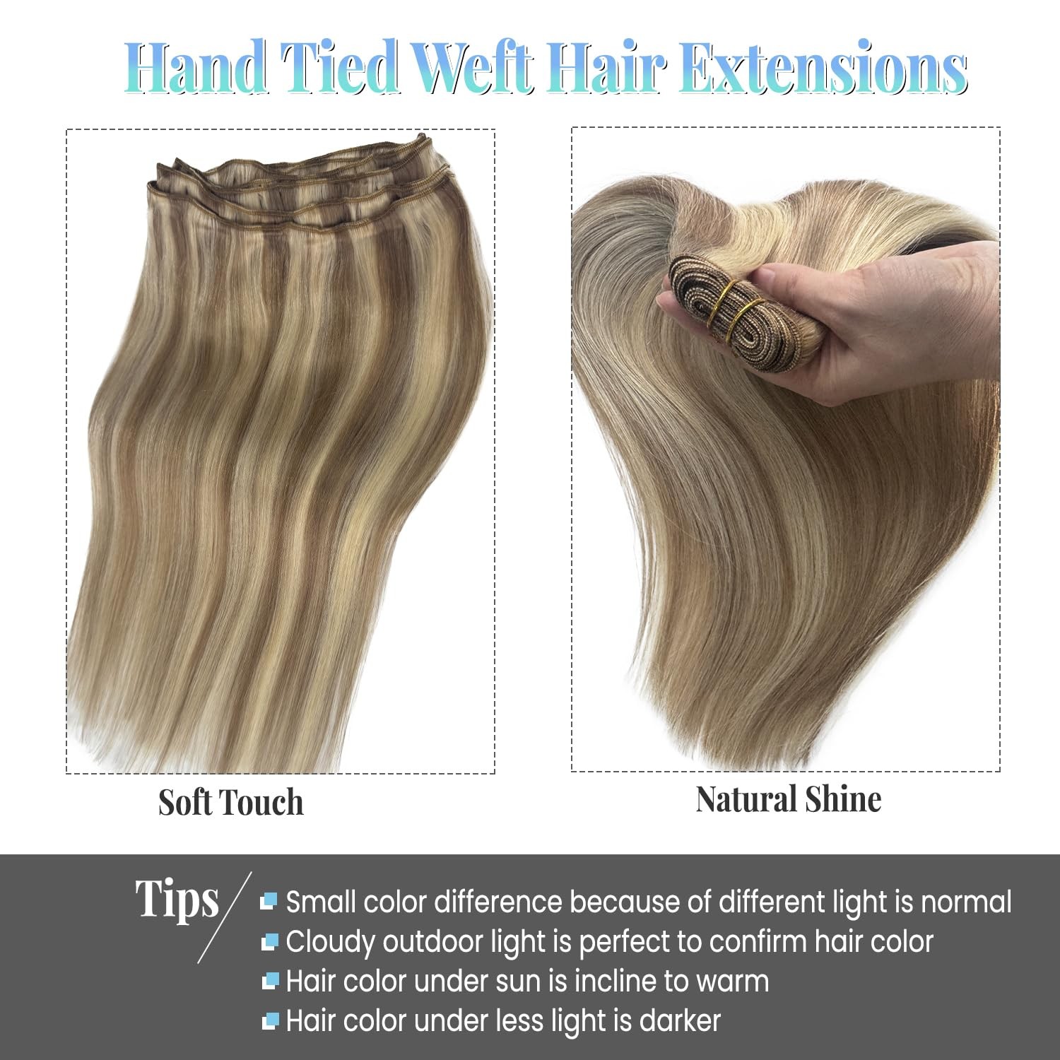 Ubetta Sew In Hair Extensions Real Human Hair 20 Inch Weft Extensions Real Remy