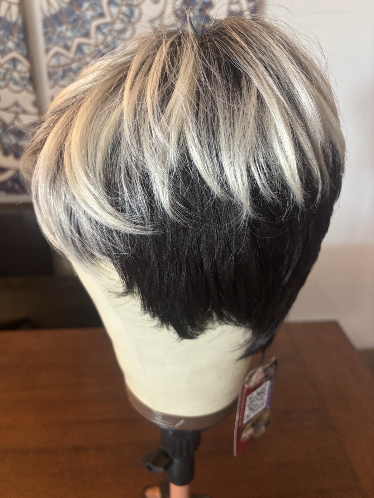 Hard Front Synthetic Pixie Salt And Pepper New Rebel Gypsy Wig!!!