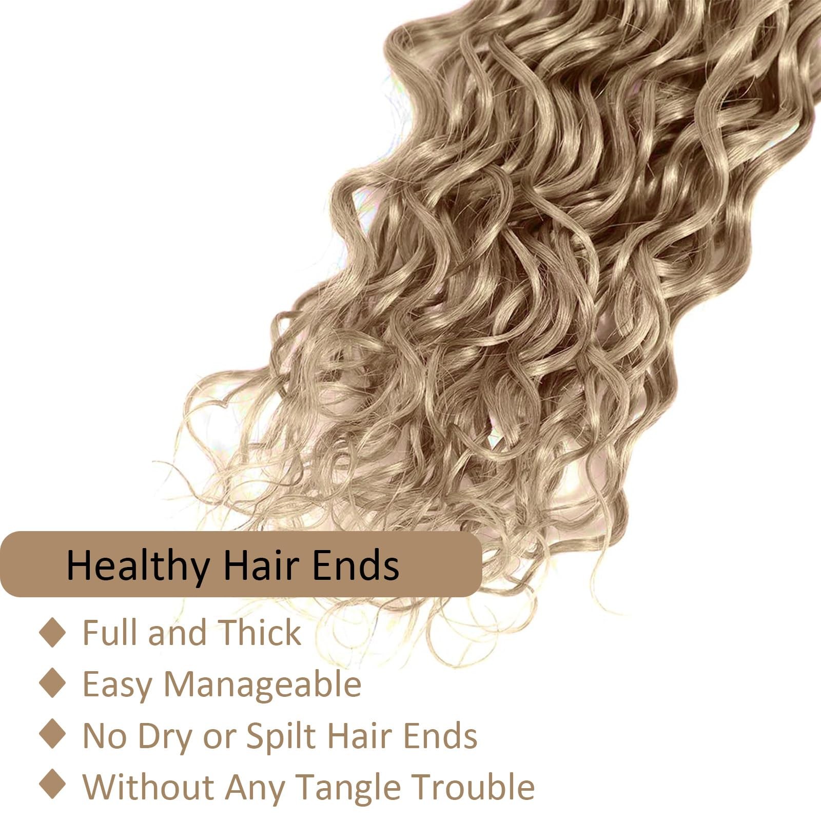 Honey Light Blonde Jerry Curl Bundles Human Hair 12A Raw Hair Color 22 Bundle…