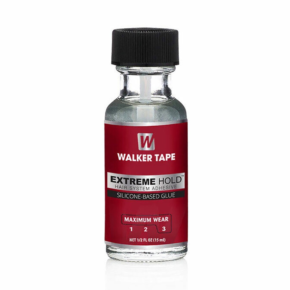 Walker Extreme Hold Glue 0.5 Fl Oz Mens Toupee Hairpiece Wig Liquid Adhesive