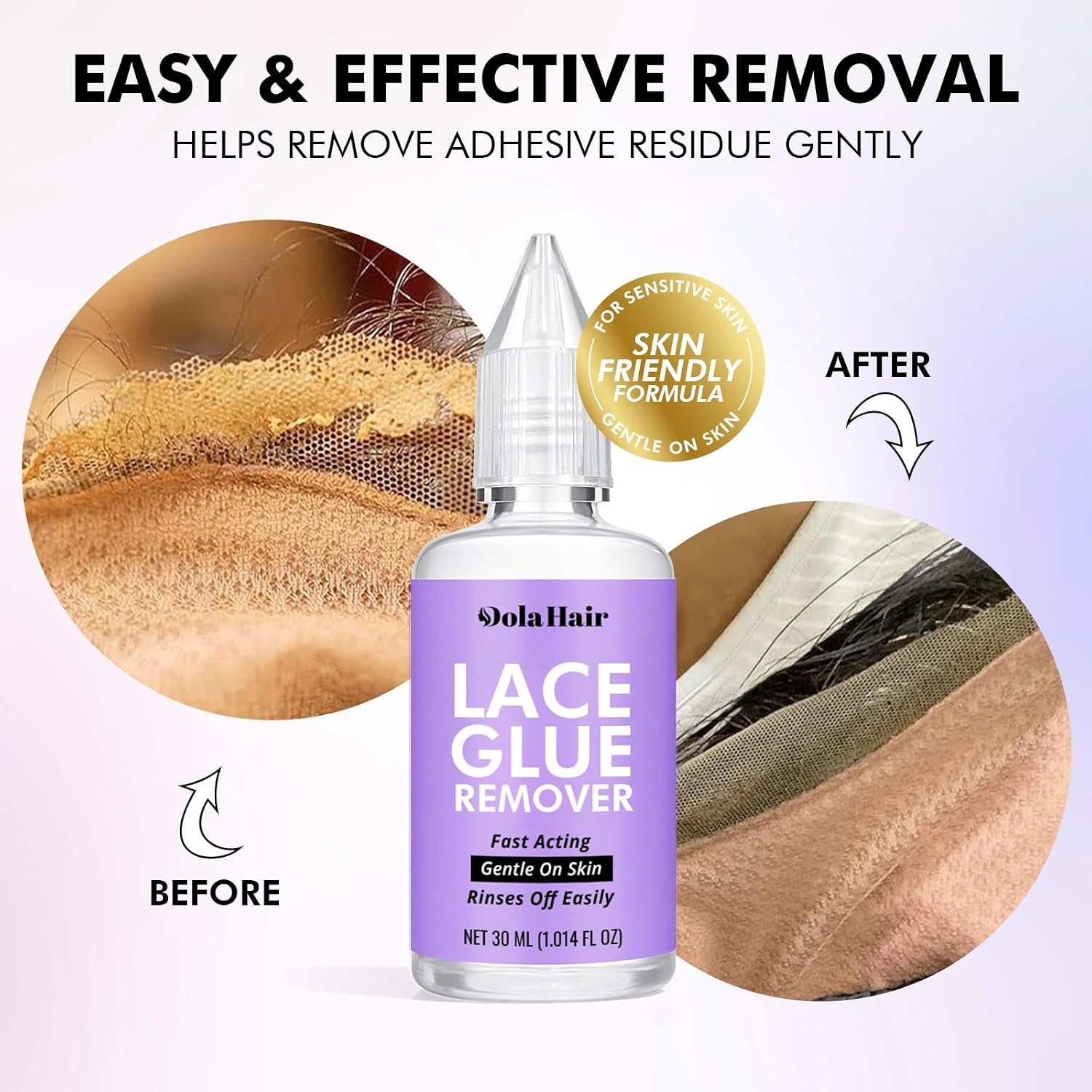 Lace Wig Glue Kit – Waterproof Lace Front Adhesive for Wigs Glue Kit-3pcs