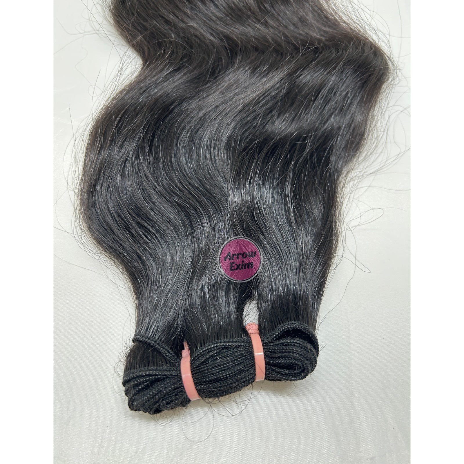 Single donor unprocessed 100% Natural Indian temple raw hair