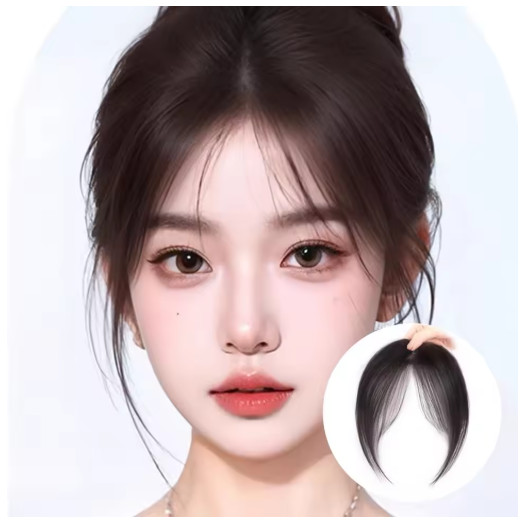 Hair Extensions Clip-in Fringe for Women’s Sideburn Clip-in Bang Front Hairpiece