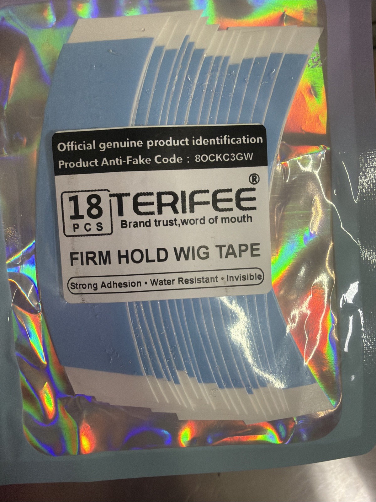 Wig Tape Firm Hold 5 Packs Strong Water Resistant Invisible Genuine