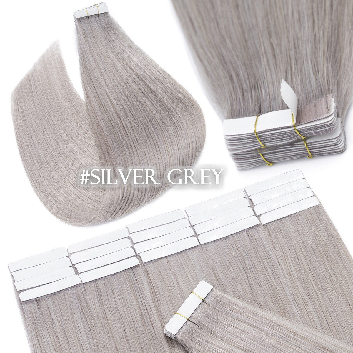 150G THICK Skin Weft Tape In 100% Human Remy Hair Extensions Full Head Highlight