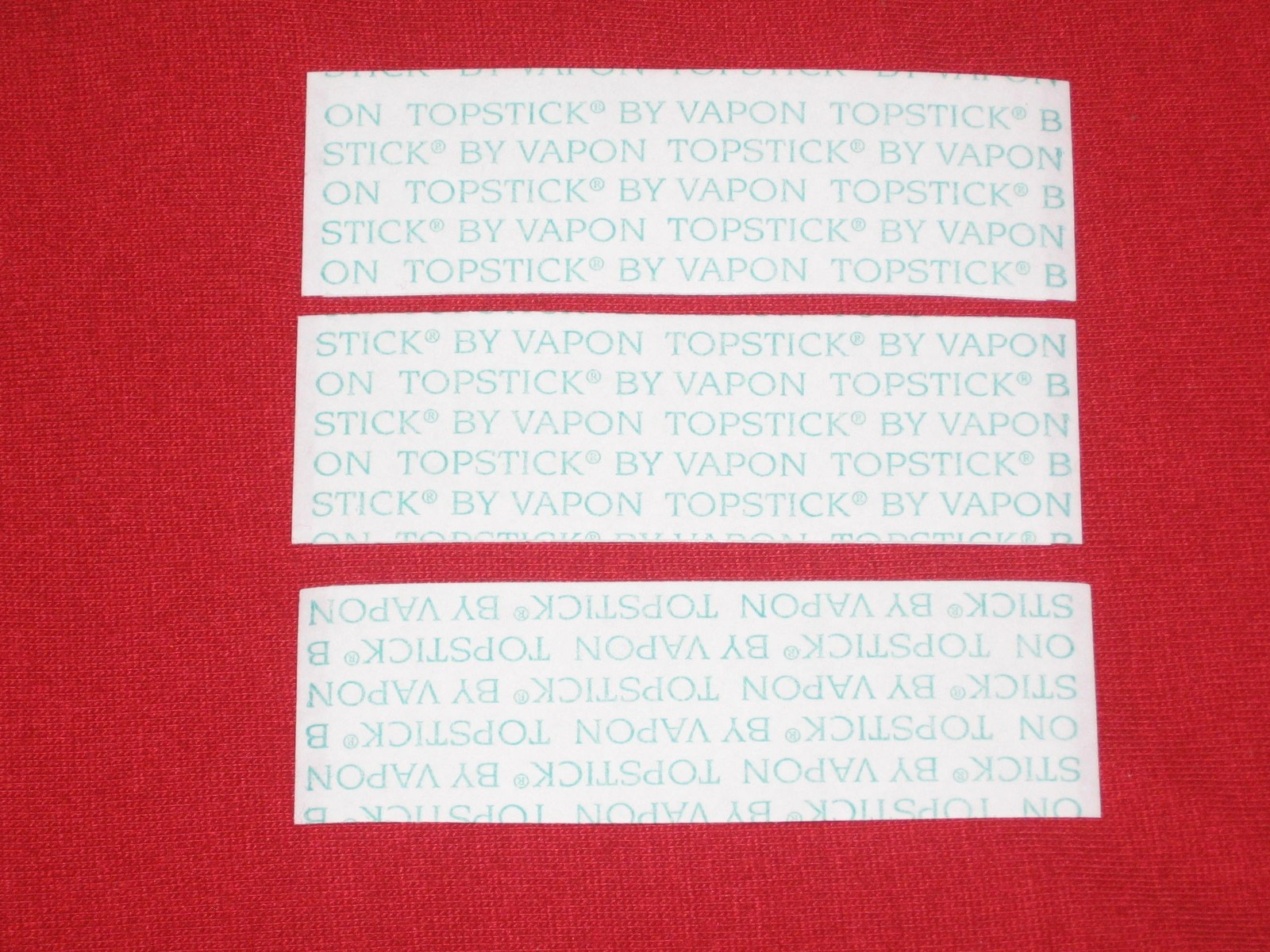 VAPON TOPSTICK 1″X 3″The Original Mens Grooming Tape,Clear,Double-sided 100 Pcs