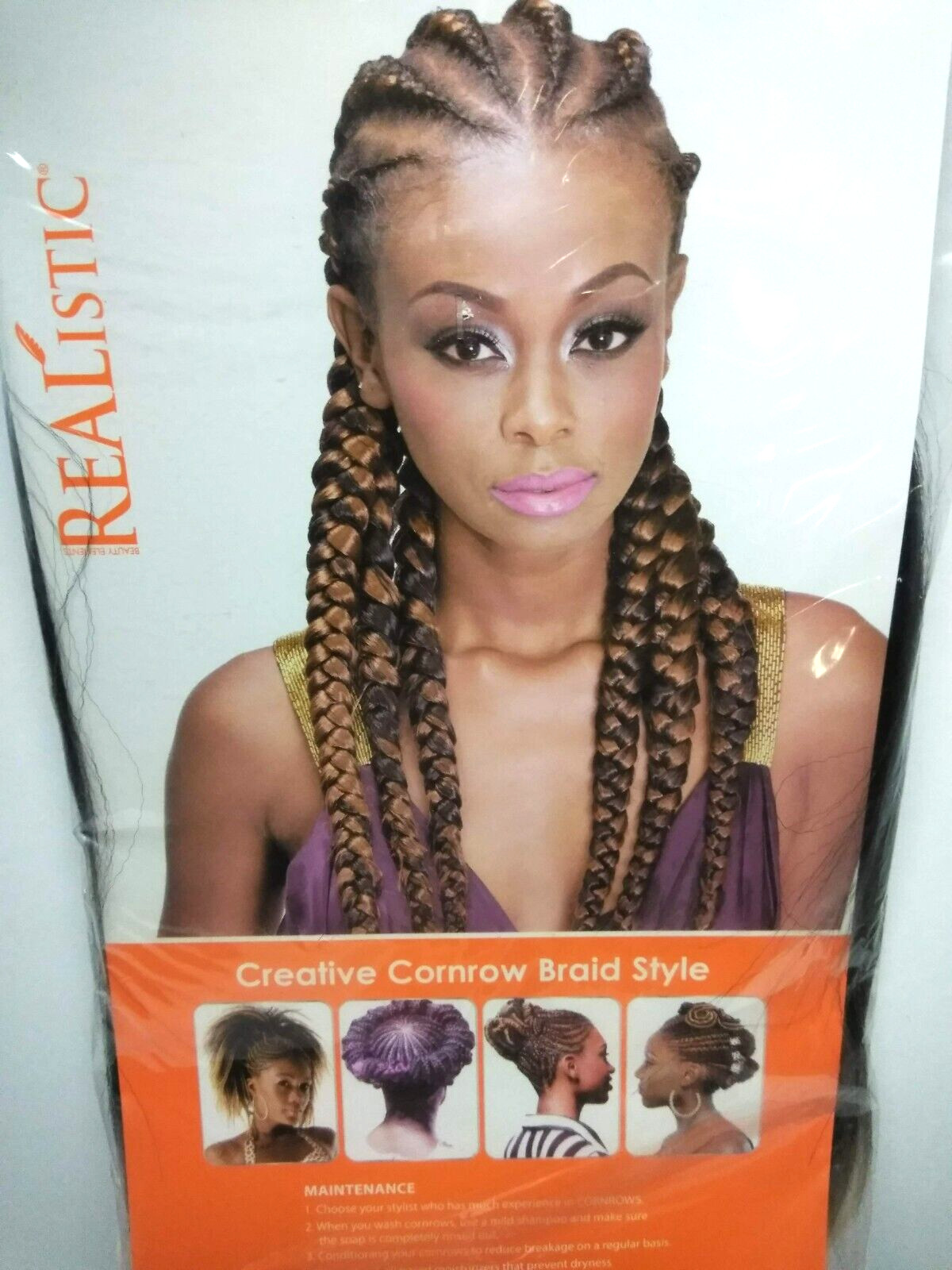 X-Pression 3x Ghana Pre-Stretched 50” Braiding Hair 100% Kanekalon 3-Pack T18613