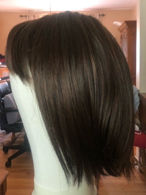 Astrid Rene of Paris synthetic wig color Ginger Brown NWT