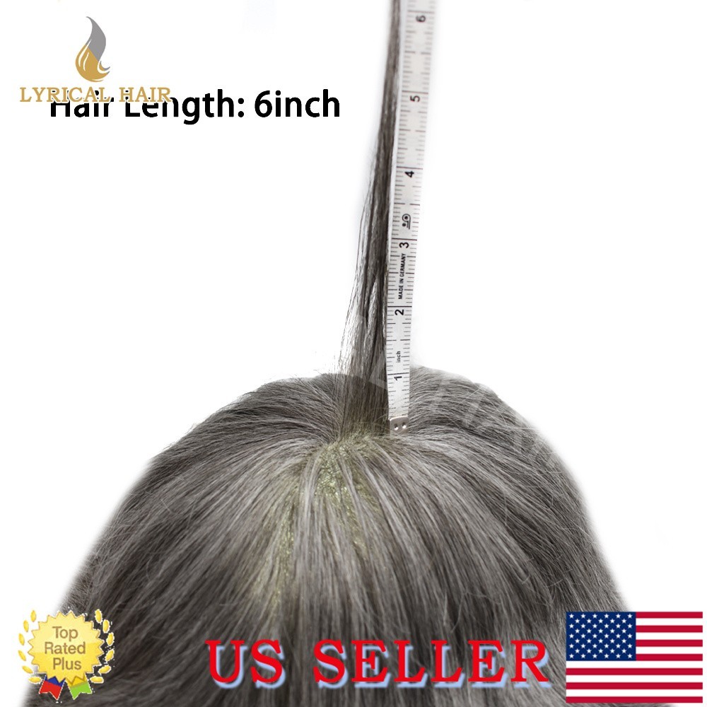 Lyrical Hair System For Men Toupee Human Hair System All PU Hairpiece Poly Wigs