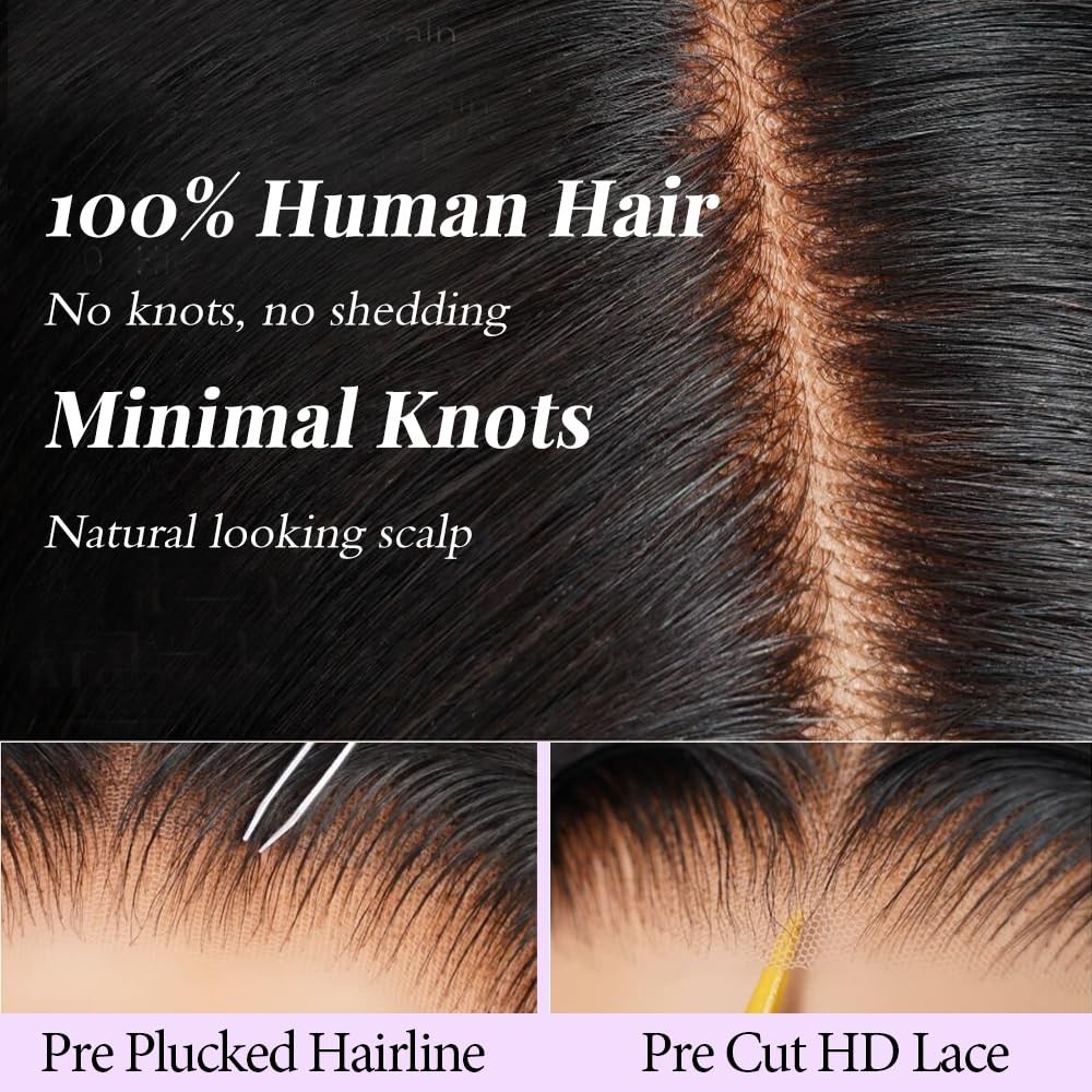 7×6 Curly Glueless Wig Human Hair, Pre-Plucked, 250% Density, HD Lace, 16in