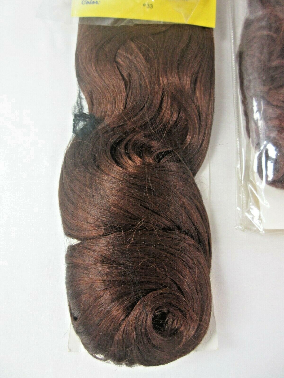 4 Japanese Synthetic Hair Extensions Yaky Giant Body Wave Brown/Burgundy Amy #33