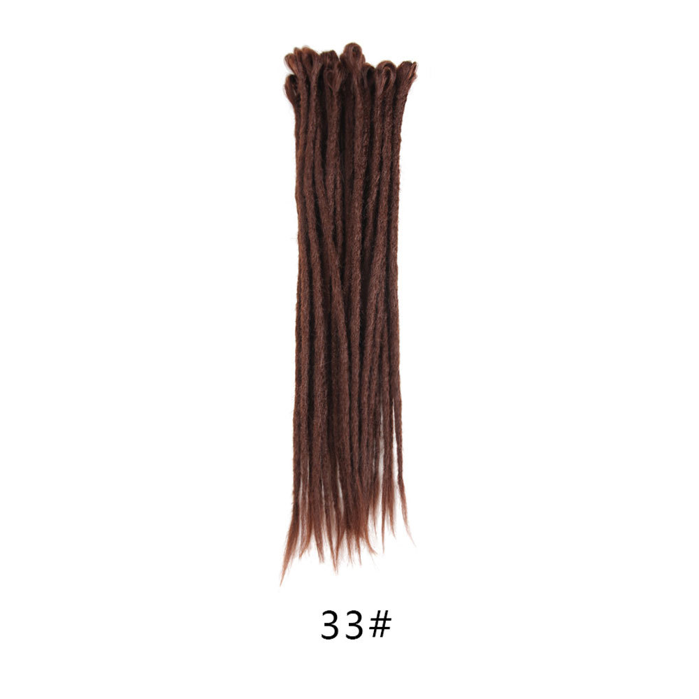 20in Ombre Dreadlocks Extensions Crochet Braiding Hair Dreads Locs Synthetic New