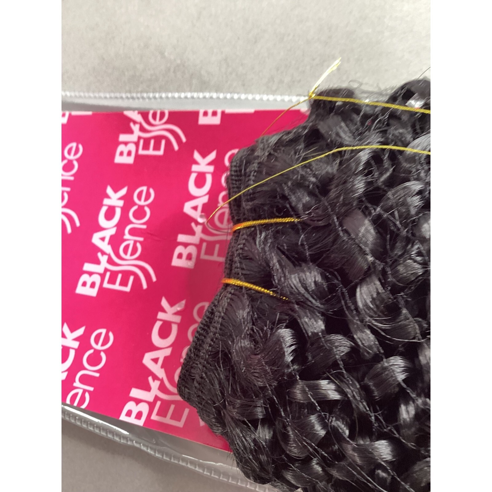 12″ Short Jerry Curl Color #T1B27 Off Black Highlights Blended Hair Extensions