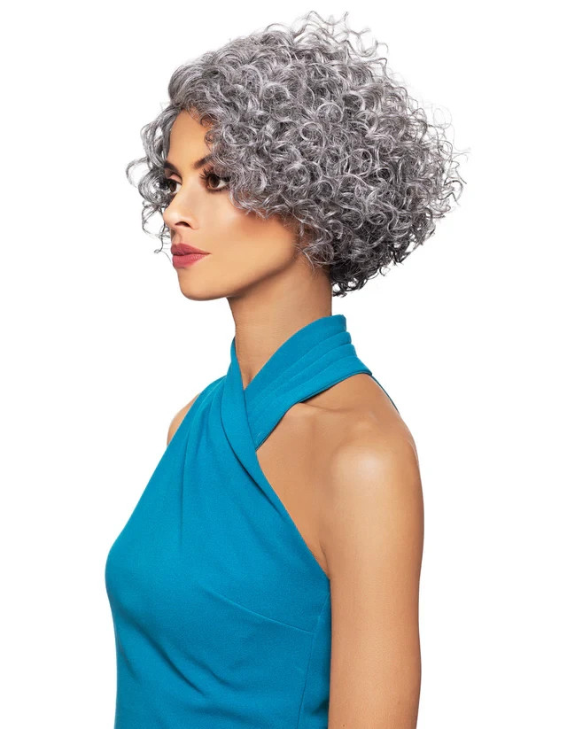 Foxy Silver Renee Wig, Stylish and Natural-Looking Synthetic Wig