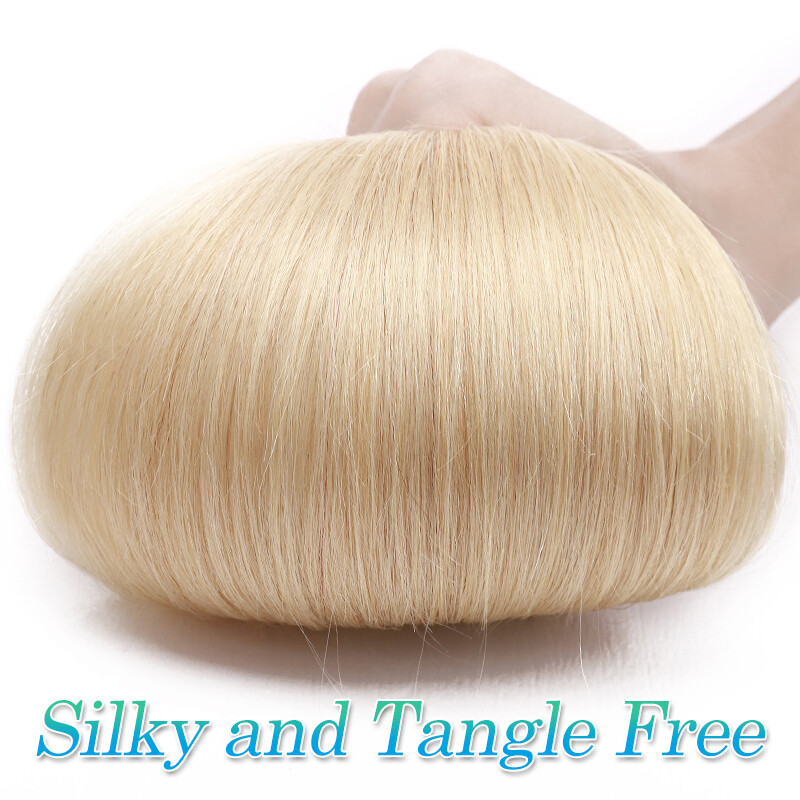200g 80pcs Thick Skin Weft Tape In Remy Human Hair Extensions Full Head Blonde
