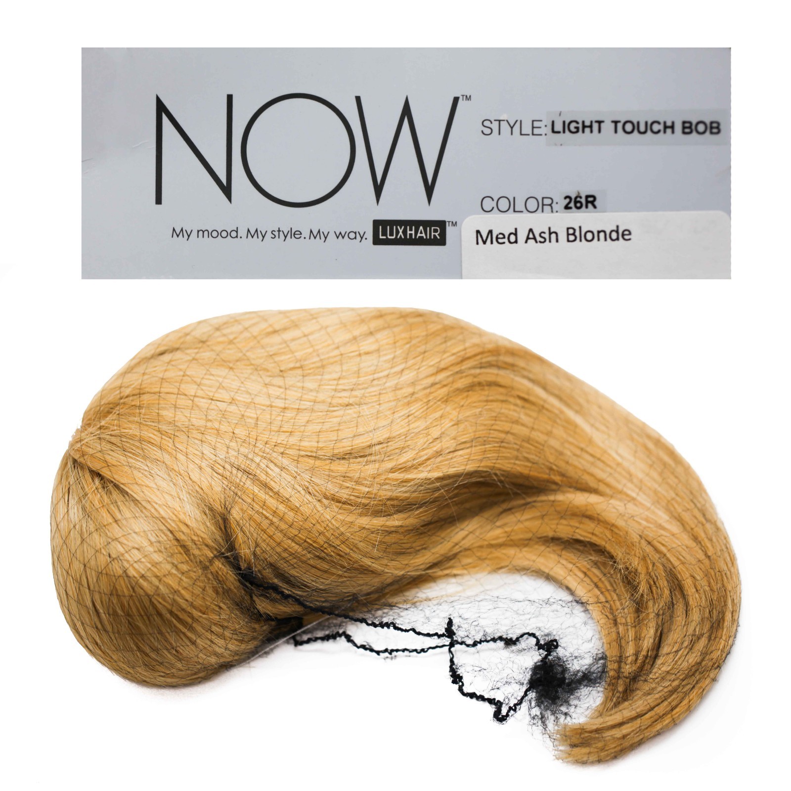 Sherri Shepherd Medium Ash Blonde Light Touch Bob Wig Hair Beauty Accessory