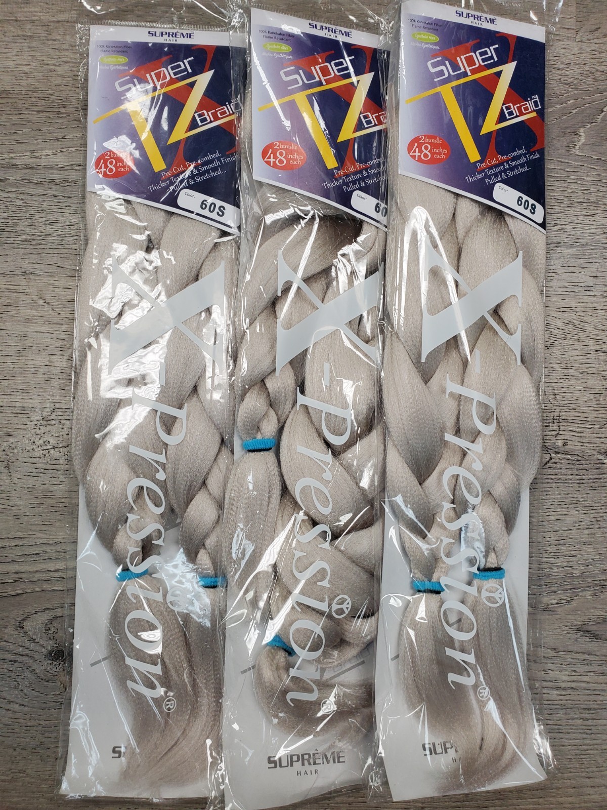 Supreme Super X TZ 2 Bundle 48” Synthetic Hair 100% Kanekalon [PACK OF 3]