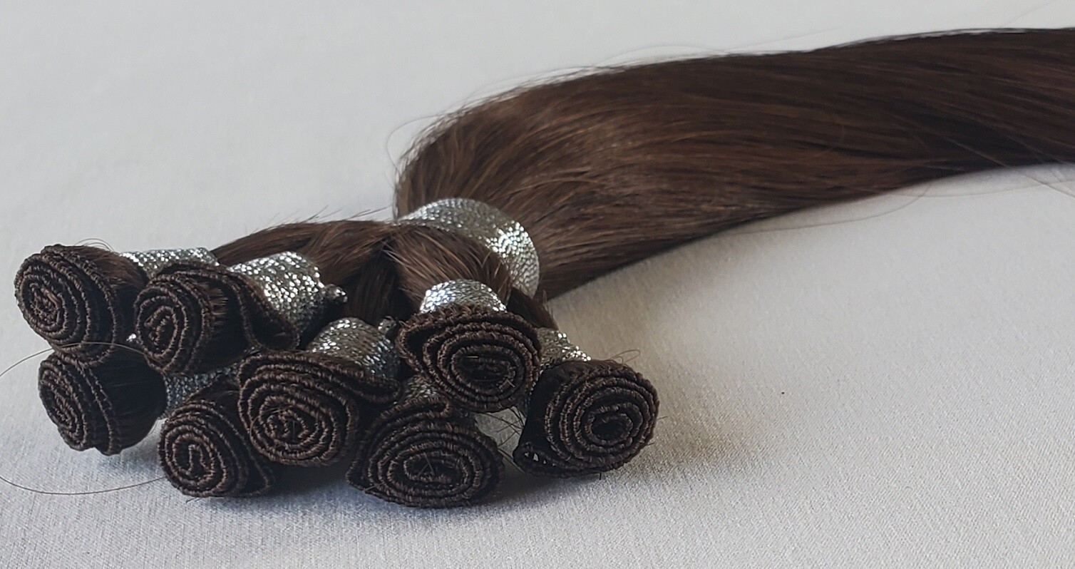 18″, 20″, 22″ Hand-Tied Weft, 100 grams, Human Remy Hair Extensions # 3