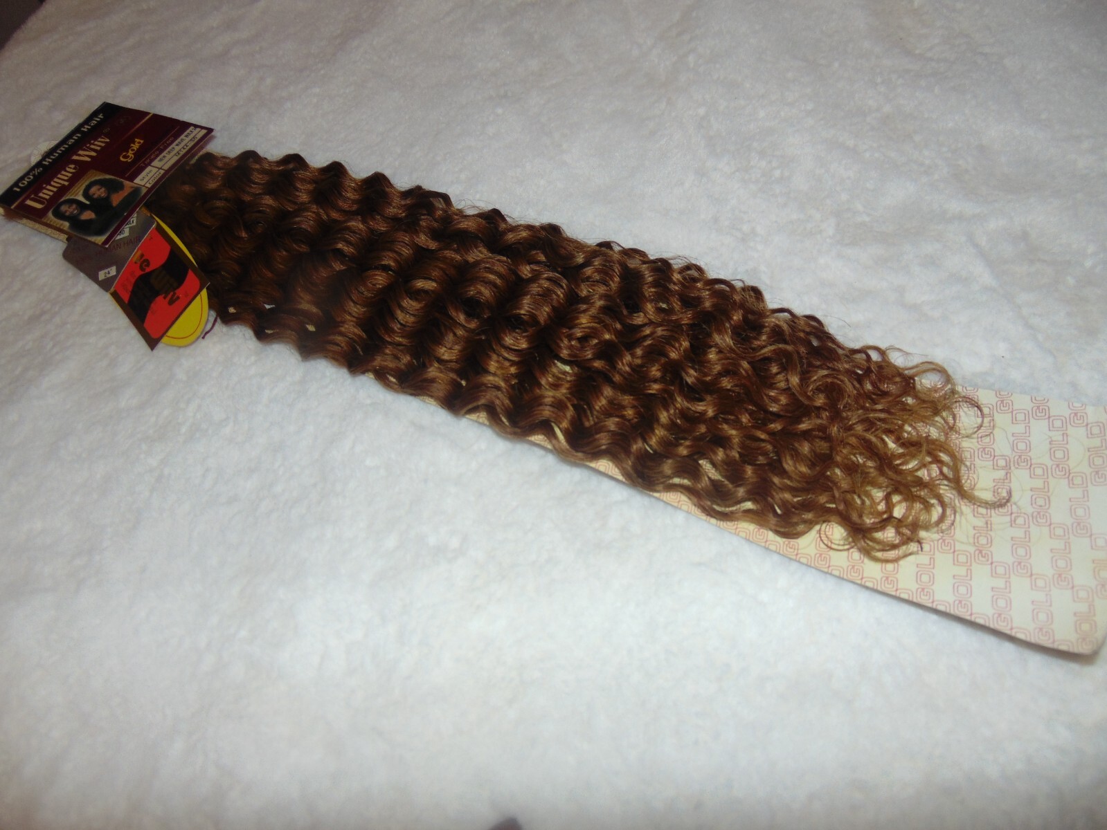 2 PK Unique Wiiv 100% Human Hair New Deep Wave Bulk 24″ Color M144-30 ( 4 Bundle