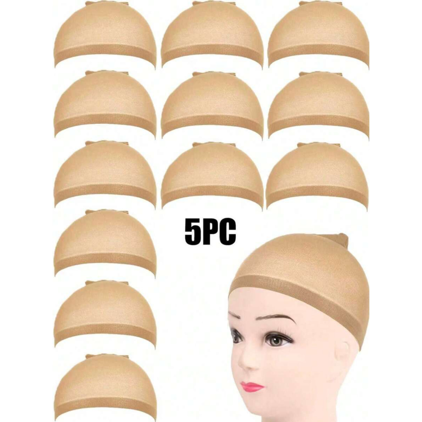 Wig Caps 5/10pc Hair Wig Caps Stocking Caps Stretch Mesh Dome Wig Caps For Women