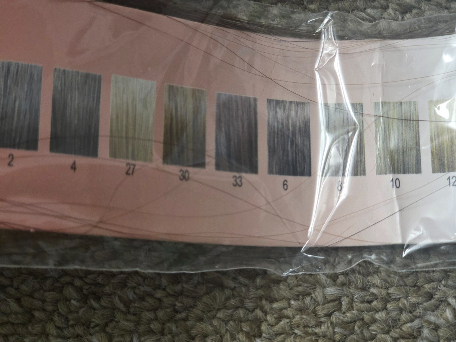 LORD & CLIFF # 6 Highlight Clip-In 100% Human Hair 18″ Med. Chestnut Brown 2 pcs