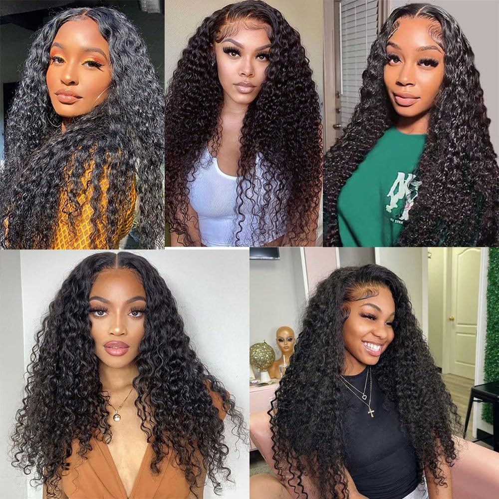 Unilo 12 12 12 Inch Water Wave Bundles Human Hair 100 Unprocessed Curly