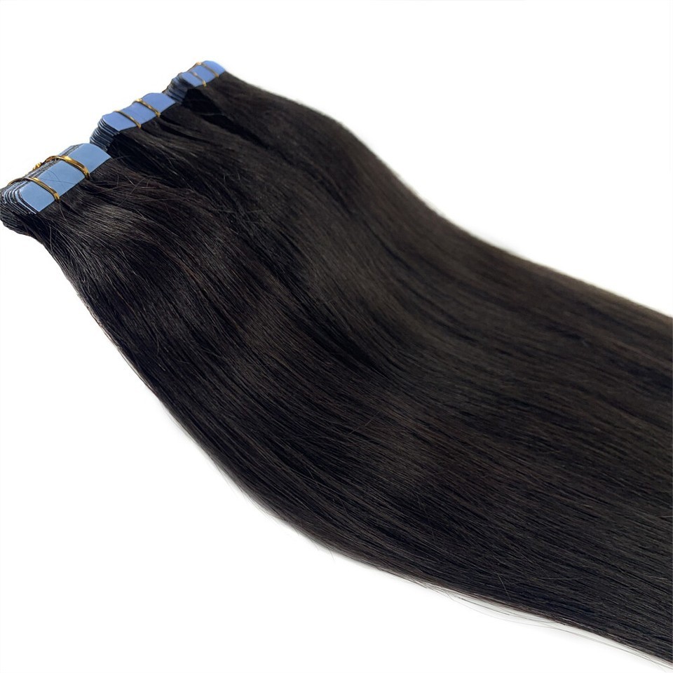 Invisible Tape In Hair Extensions 100% Real Human Hair Highlight Fashion Hair