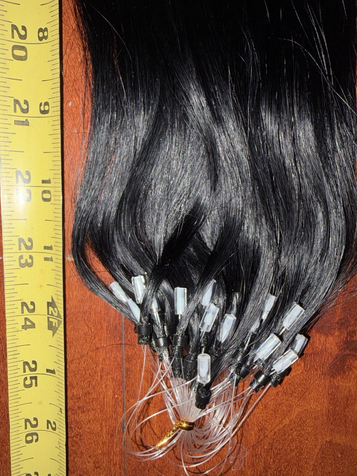 YouGee I Tip Hair Extensions 24in 50g Human Hair Black 51 Strands New