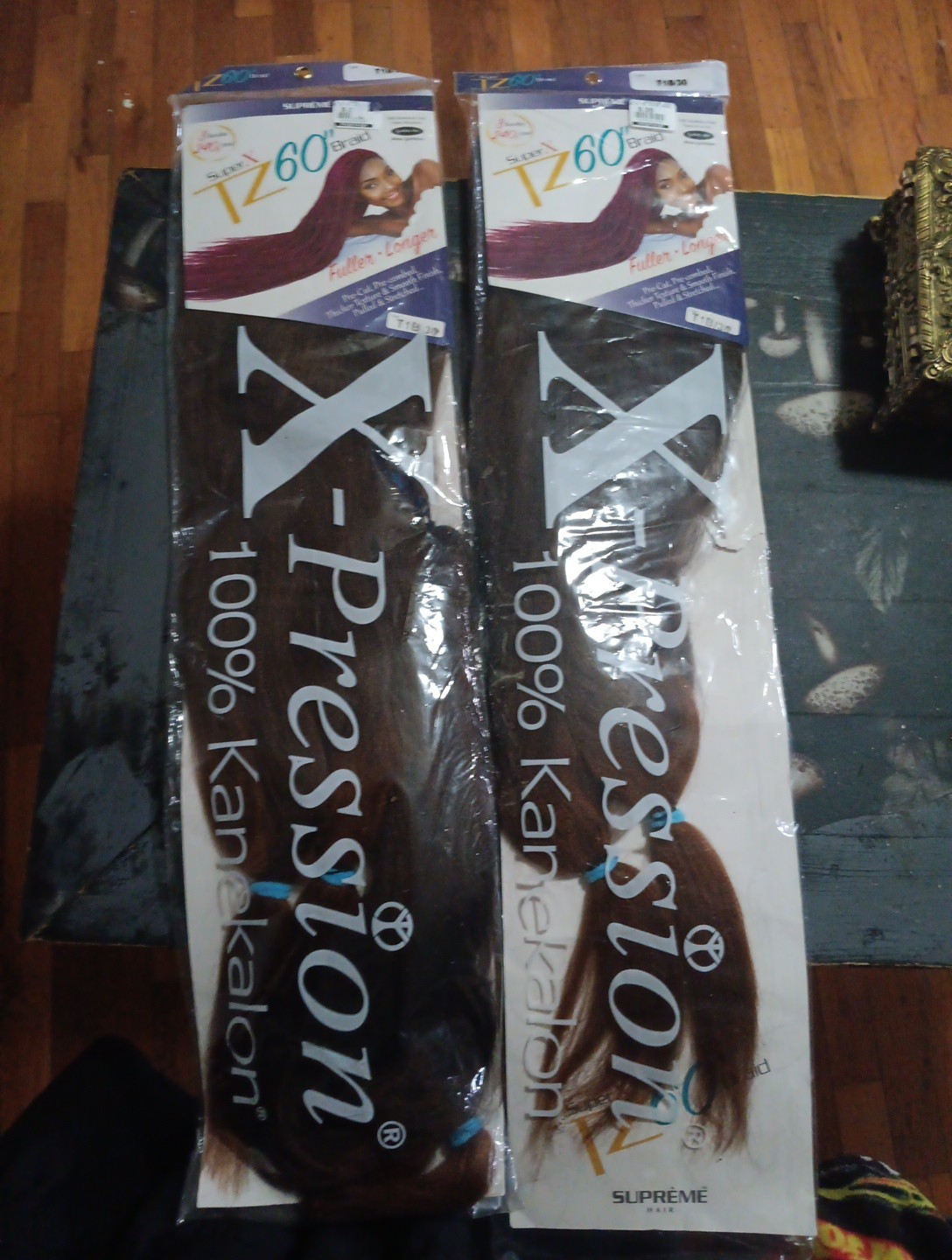 Lot Of 2 100% Kanekalon X-pression 60″ Braiding Hair