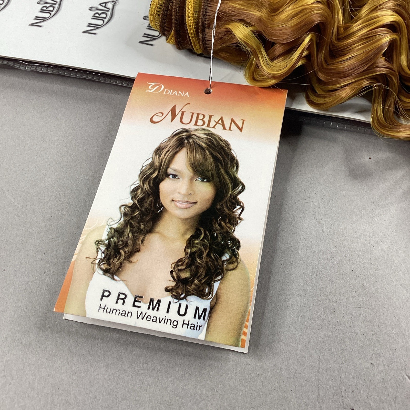10” Deep Weave #F30/144 Brown Nubian Synthetic Blend Mixed Hair Extensions