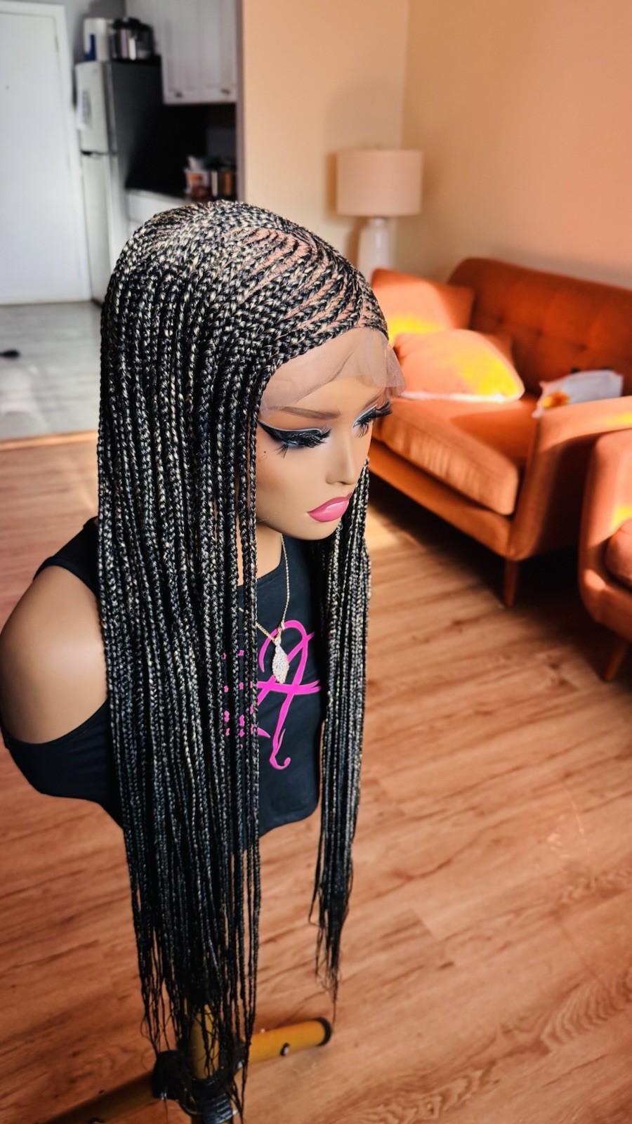 braided wig closure Easy Wear Ready To Ship
