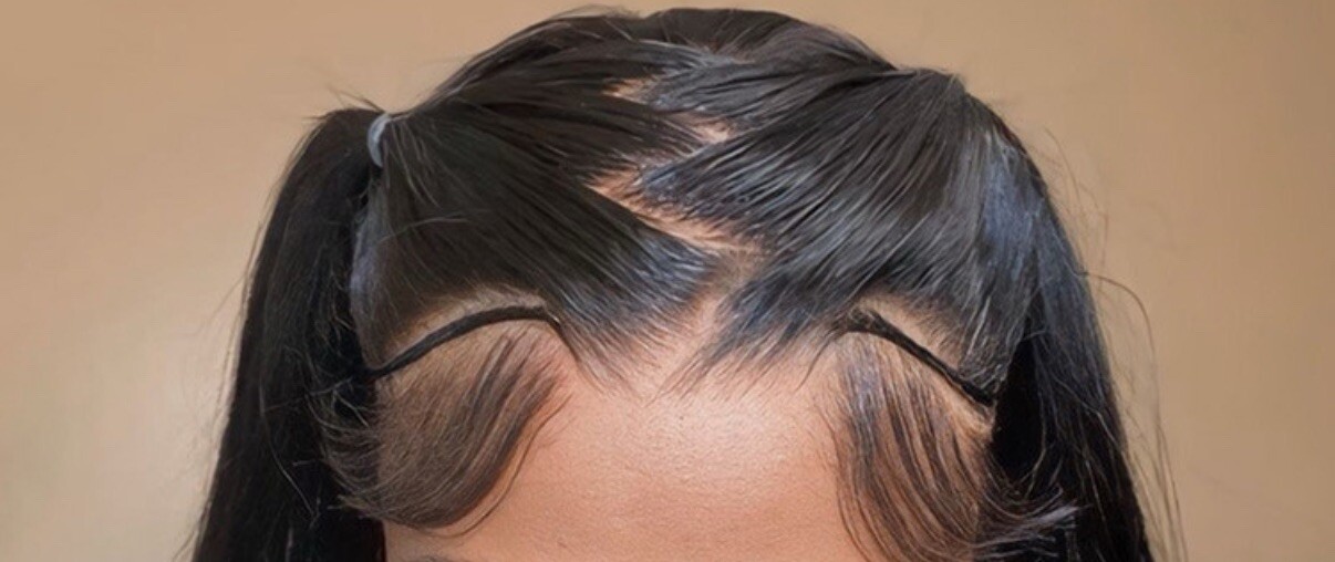 Invisible HD Lace Front Wig 16” Pre Plucked Baby Hair Bleached Knots *Preowned