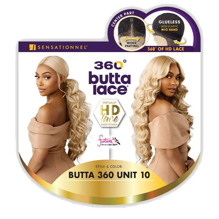 Sensationnel 360 Butta Lace Glueless HD Center Lace Part Wig – BUTTA 360 UNIT 10